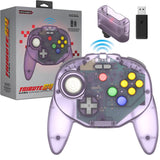 Retro-Bit Tribute 64 2.4 GHz Wireless Controller V2 for Nintendo 64 (N64), Switch Online, PC, MacOS, RetroPie, Raspberry Pi and Other USB Devices (Atomic Purple)