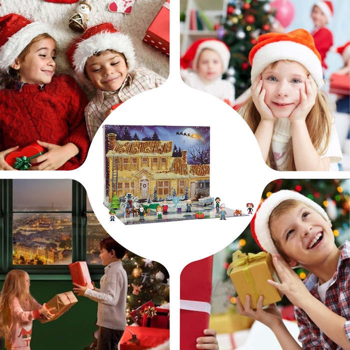 Christmas Vacation Advent Calendar 2024, Contains 24 Gifts, Christmas Vacation Figures and Accessories Christmas Countdown Calendar Gift, 24 Day Christmas Advent Calendar (Planar)