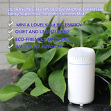 Unee Car Diffuser,USB 100ml Small Humidifier Essential Oil Aroma Diffuser Aromatherapy Diffusers Cool Mist for Car Home Office(White)