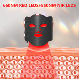 Sunlamlux Red Light Therapy for Face, LED Face Mask Light Therapy 660nm & 850nm Combined Wavelength for Skin Care at Home, Travel