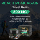 600 MG Pure Himalayan Shilajit Resin - Shilajit Supplement with Fulvic Acid & 85+ Trace Minerals for Energy, Immunity, Brain Power, 30 Grams