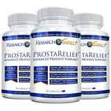 Research Verified® Prosta Relief - Saw Palmetto and Bioperine® - Prostate Health; Bladder & Urinary Health, Drive and Performance; Pure Natural, 90 Capsules (3 Month Supply)