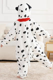 DELEY Unisex One Piece Animal Adult Dalmatian Onesie, Animal Pajamas Halloween Cosplay Costume for Women and Mens Parent-Child Sleepwear