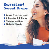 SweetLeaf Stevia Sweet Drops Berry - Liquid Stevia Drops Sweetener, Zero Calorie, Non-GMO Flavored Stevia Liquid Sugar Substitute for Sugar-Free Sodas, Mixed Drinks, Iced Tea, 2 Fl Oz (Pack of 2)