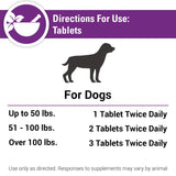 Vet Classics Antioxidants with Coenzyme Q-10 for Dogs, with Alfalfa, Green Tea, Vitamin C, & Wheat Grass, 120 Chewable Tablets