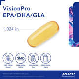 Pure Encapsulations VisionPro EPA/DHA/GLA | Supports Natural Tear Production and Retention of Eye Moisture* | 90 Softgel Capsules