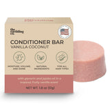 The Earthling Co. Conditioner Bar - Promote Hair Growth, Strengthen & Moisturize All Hair Types - Paraben & Sulfate Free formula with Natural Ingredients for Dry Hair (Vanilla Coconut, 1.8 oz)