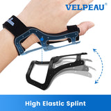 Velpeau Silicone Thumb Support Brace -Waterproof Semi-rigid Stabilizer Splint for Tendonitis, De Quervains,Arthritis,Trigger Finger,Fits both hands(M)