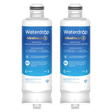 Waterdrop 𝐀𝐥𝐤𝐚𝐥𝐢𝐧𝐞 DA97-17376B Water Filter, 𝐄𝐧𝐡𝐚𝐧𝐜𝐞𝐬 𝐩𝐇, Replacement for Samsung® HAF-QIN/EXP, DA97-08006C, RF28R7201SR, RF28R7351SG, 2 Filters