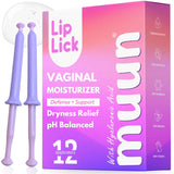 Muun Vaginal Moisturizer - Pack 12 Immediate Intimate Hydration - Dryness Burning Itching Discomfort Relief with Hyaluronic Acid - pH Balance - Estrogen & Hormone Free, Long-Lasting