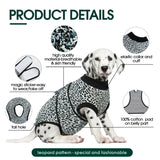 Kuoser Dog Surgery Recovery Suit, Recovery Suit for Female Male Dogs, Dog Onesie After Surgery Spay Neuter, Anti-Licking Pet Surgical Recovery Snugly Suit, Bodysuit for Abdominal Wounds Skin Disease