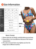 BIKINX Sexy High Cut Floral Bikini Sets Underwire Swimsuits for Women Push Up 2 Piece Bathing Suits