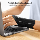 FREETOO Wrist Brace for Carpal Tunnel,[New Upgrade-Anatomically shaped] Adjustable Wrist Support Splint for Men and Women,Hand Brace for Pain Relief, Tendinitis,Arthritis,Left Hand,Small