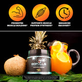 Gorilla Mode EAAs - Essential Amino Acids to Support Muscle Building, Enhanced Recovery, and Protein Synthesis/Use Before, During, or After Your Workout / 453 Grams (Jungle Juice)