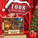 Advent Calendar 2024, Christmas Gifts, 1008Adult Puzzle, 24Day Countdown Calendar, Santa Claus Puzzle, Advent Calendar 2024 Adult，Christmas Decoration, Christmas Gift Creativity 2024Advent Calendar(1)