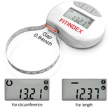 FITINDEX Smart Body Tape Measure, Accurate Tape Measurements for Weight Loss, 12 Body Parts Measurements for Waist, Hip, Bust, Arms, Muscle Gain, Sync with APP