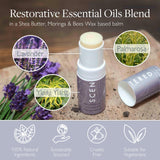 Scentered Sleep Well Aromatherapy Essential Oils Balm Stick for Restful Sleep & Relaxation - All-Natural Blend of Lavender, Chamomile, Ylang Ylang