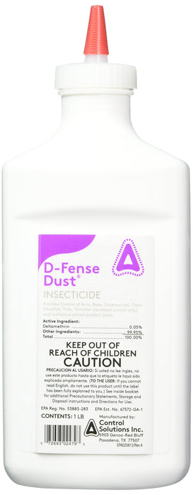 Control Solutions - 82002479 - D-Fense Dust - Insecticide - 1lb, White
