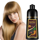 Hair Dye Shampoo Blonde for Women and Men, Instant Hair Color Shampoo, Long Lasting Brown Hair Shampoo, Shampoo Hair Dye Easy to Use, Brown Hair Dye Shampoo for All Hair Type