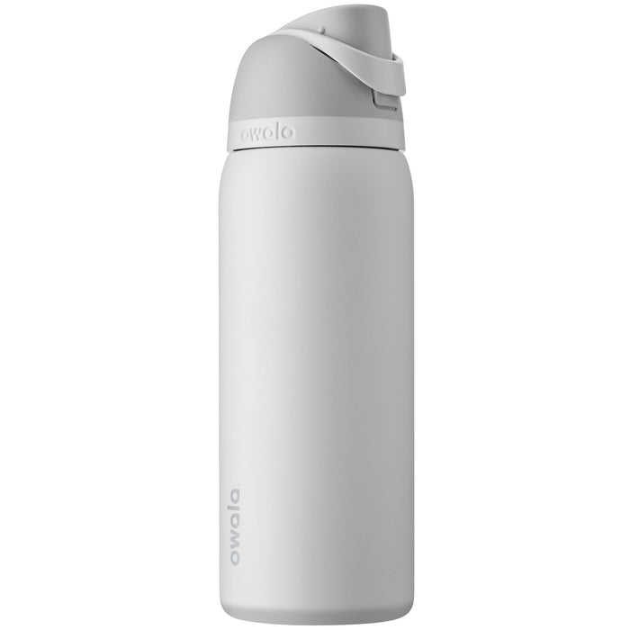 Owala FreeSip Insulated Stainless Steel Water Bottle with Straw for Sports, Travel, and School BPA-Free Sports Water Bottle, 32 oz, Shy Marshmallow