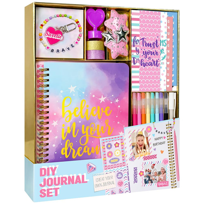 Nollh DlY Journal Kit for Girls Scrapbook Gifts for 8-12 Year Old Girl