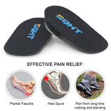 SQHT's Height Increase Insole - Gel Heel Shoe Lift Inserts, Achilles Tendon Cushion for Men and Women (Large (1" Height))