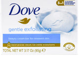 Dove, Beauty Bar Soap Variety Pack of 14, Go Fresh, Shea Butter, Coconut Milk, White, Pampering, Restoring, Exfoliating - 90g (7 Scents, 2 of Each)