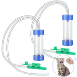 2 Pcs Mucus Trap for Puppies Suction Catheter Suction Device with Mucus Trap for Extracting Liquid or Mucous from Animal's Nose and Mouth for Small Animal, 25 Ml, 8 FR