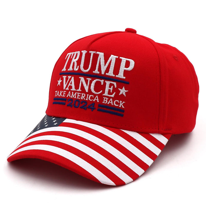 Trump Merchandise Trump Hat Donald Trump 2024 Hat Take America Back MAGA Hat USA Embroidery Adjustable Baseball Cap