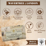 Wavertree & London Goats Milk Scented Natural Soap (2 Bars), 7oz Moisturizing French Triple Milled Soap Bars enriched with shea butter - Pure Plant Oil Bath & Body Soap for All Skin Types