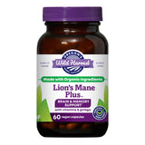 Oregon's Wild Harvest Lion's Mane Plus Brain & Memory Support with Vitamins & Ginkgo, Organic, 60 Count