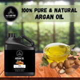 Naturevibe Botanicals Argan Oil 32 Ounces 100% Pure & Natural Morocco Oil | Cold Pressed | Great for Skin, Nails & Hair | Non-Greasy Body Oil | Face Moisturiser (946 ml)