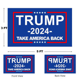 Trump Hat MAGA Hat, Trump 2024 Flag 3x5 FT and 50 Pcs Trump Stickers, Trump Merchandise Trump 2024 Hat Make America Great Again Hat Trump Flag with Donald Trump Stickers