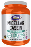 NOW Sports Nutrition, Micellar Casein 19 g, Slow Release, Unflavored Powder, 1.8-Pound