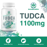 TUDCA Liver Supplements 1100mg, Ultra Strength Bile Salt TUDCA Supplement, Liver Support for Liver Cleanse Detox and Repair, 60 Capsules