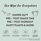 The Honest Company Clean Conscious Unscented Wipes | Over 99% Water, Compostable, Plant-Based, Baby Wipes | Hypoallergenic for Sensitive Skin, EWG Verified | Geo Mood, 576 Count