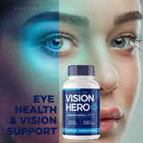 (2 Pack) Vision Hero Capsules - Vision Hero Eye Health Supplement for Healthy Vision Support Advanced Formula Pills Pastilla Reviews 20/20 VisionHero Sight Maximum Strength Premium (120 Capsules)
