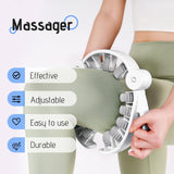 Fgail Cellulite Massager Roller, Cellulite Remover-Thigh Slimmer,Reduce Cellulite on Legs &Abdomen, Roller for Muscles Deep Tissue (White)