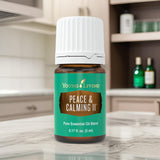 Young Living Peace & Calming II Essential Oil - 5ml - 100% Pure and Premium-Grade - Diffuser-Friendly - Comforting, Fresh Citrus Aroma - Promotes Peaceful Meditation