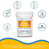 The Gut Institute Bifido Maximus Ultra High Potency Probiotics for Women and Men - Bifidobacterium longum 100 Billion CFUs - 28 ct - 7 Strains - No Histamines - No Refrigeration Needed - Made in USA