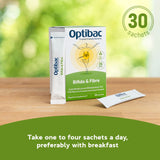 OptiBac Probiotics Bifidobacteria & Fibre, Pack of 30 Sachets