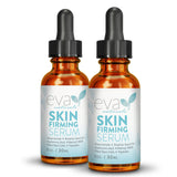 Eva Naturals Skin Firming Serum with Hyaluronic Acid, Vitamin C, and Niacinamide for Face - 2 Pack