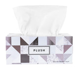 Plush Facial Tissues 230 Per Box Size 7" X 6.9" 2 Ply,Soft, Smooth, Great for Bathroom, Office, Store, School,Home, Kitchen, Or in Your Car & in Every Room (Family pack Pack of 24, 5520 Tissues total)