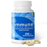 Immune Health Basics Ultra Strength Immunity - Clinically Proven Immune Support - Wellmune Highly Purified Beta Glucan - Gluten-Free, Non-allergenic, Non-GMO and Vegan Capsules - 60 Capsules, 250 mg