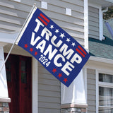 Trump Vance 2024 Flag Tapestry Donald Trump 2024 President Vance Flag Double Stitched and 2 Brass Grommets Banner for Outdoor Indoor yard Room Decor Hanging Decor 3x5 FT