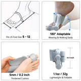 DIKDOC Bunion Corrector for Women Men - Adjustable Bunion Splint Day Night for Big Toe Separator for Bunion Relief, Orthopedic Toe Straightener Suitable for Left and Right Feet