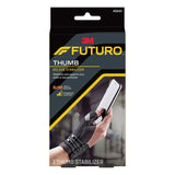 FUTURO Deluxe Thumb Stabilizer, Left or Right Hand, Small/Medium Size, Adjustable, Stabilizes and Supports Sore, Weak or Injured Thumb, Soft and Breathable Materials Enhance Comfort (45843ENR)