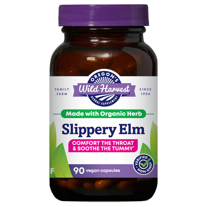 Oregon's Wild Harvest Slippery Elm Organic Capsules, 90 Count