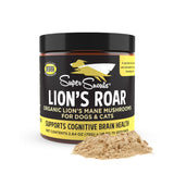 Super Snouts Lion's Roar Lion's Mane Mushroom Supplement for Dogs and Cats, 2.64oz - Made in USA Organic Lions Mane for Cognitive Function and Brain Health