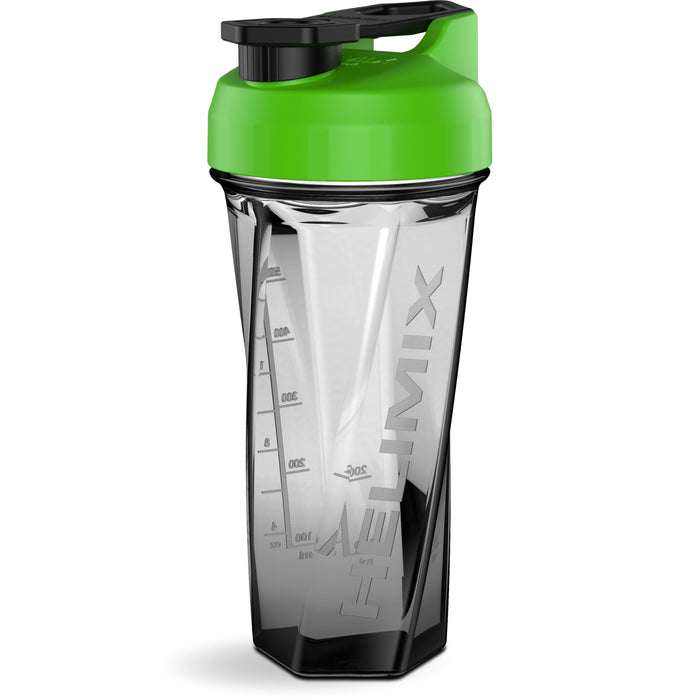 HELIMIX 2.0 Vortex Blender Shaker Bottle Holds upto 28oz | No Blending Ball or Whisk | USA Made | Portable Pre Workout Whey Protein Drink Shaker Cup | Mixes Cocktails Smoothies Shakes | Top Rack Safe